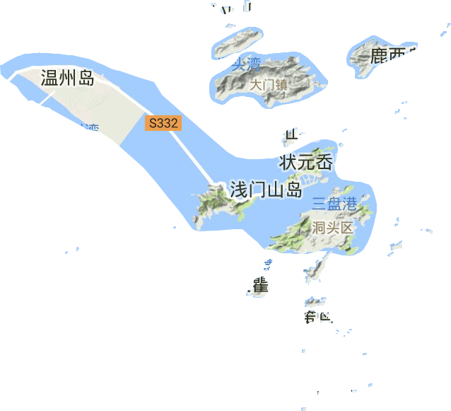 洞頭區地形圖