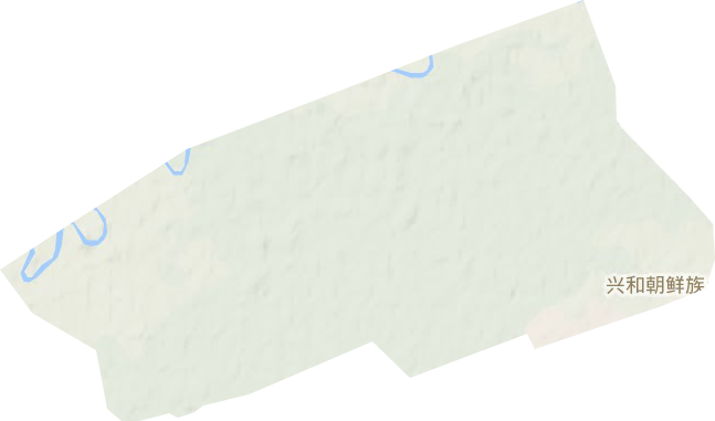 興和鄉地形圖