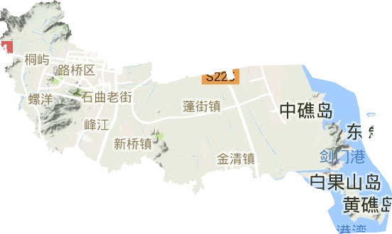 路橋區地形圖