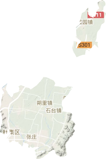 杜集區地形圖