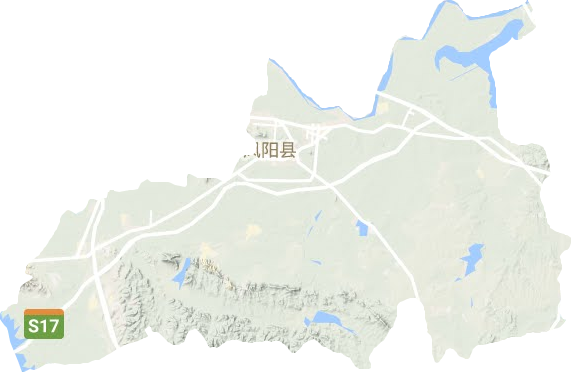 鳳陽縣地形圖