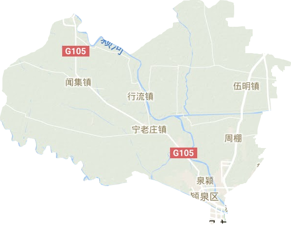 潁泉區地形圖