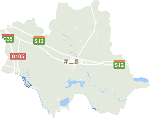 潁上縣地形圖