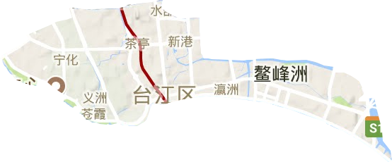 臺江區地形圖