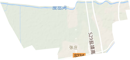張莊街道地形圖