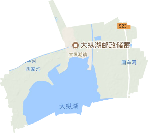 濱湖街道地形圖