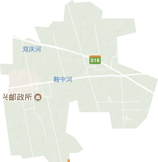 中興街道地形圖