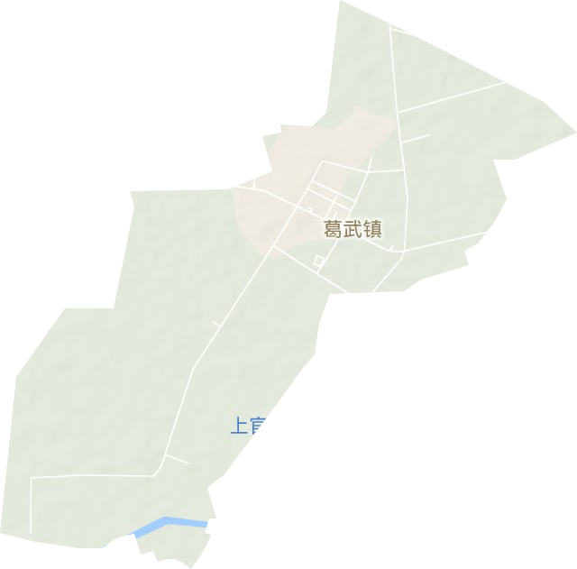 葛武街道地形圖