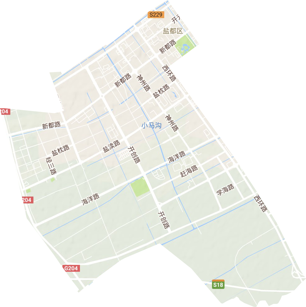 新區(qū)管委會(huì)地形圖