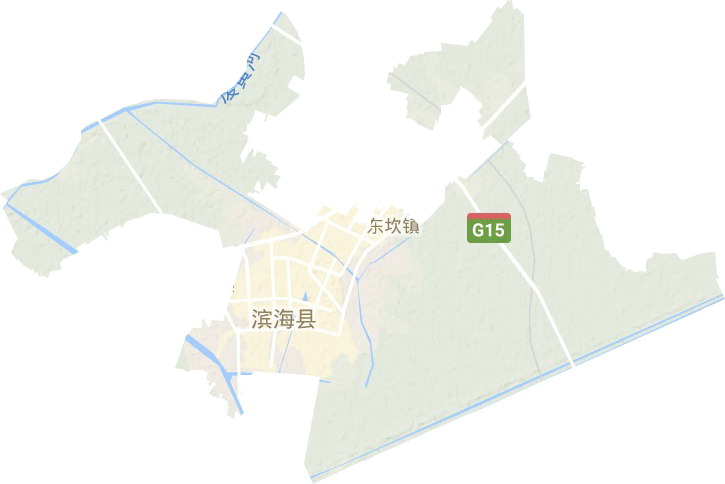 東坎鎮(zhèn)地形圖