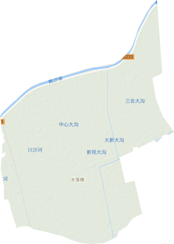 長(zhǎng)蕩鎮(zhèn)地形圖