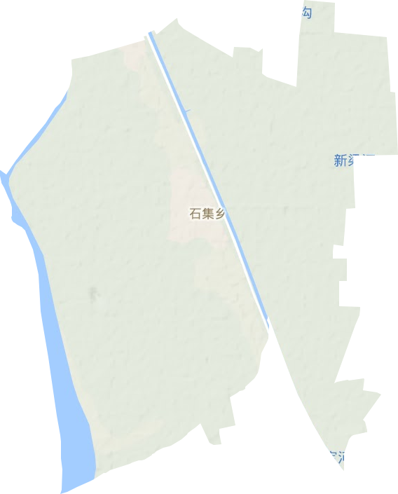石集鄉(xiāng)地形圖
