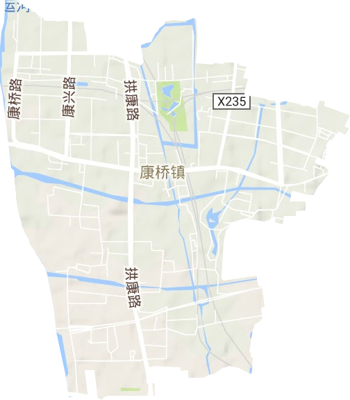 康橋街道地形圖