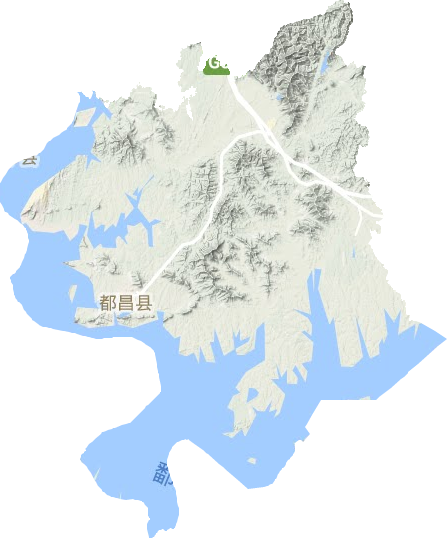 都昌縣地形圖