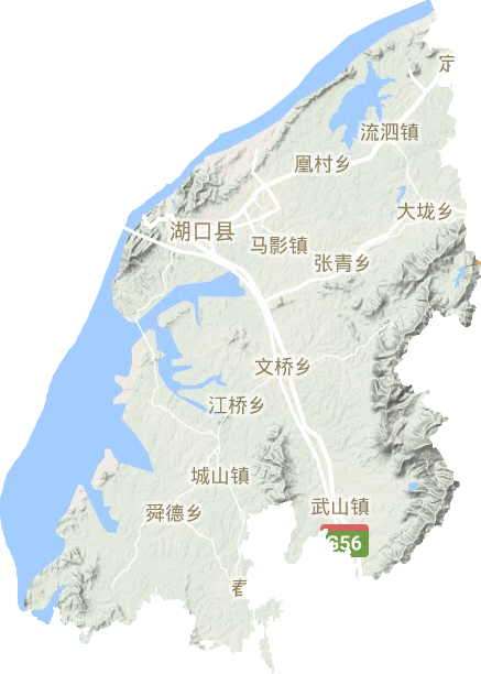 湖口縣地形圖