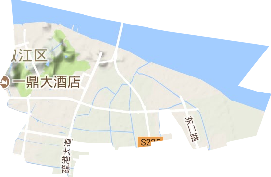 海門街道地形圖