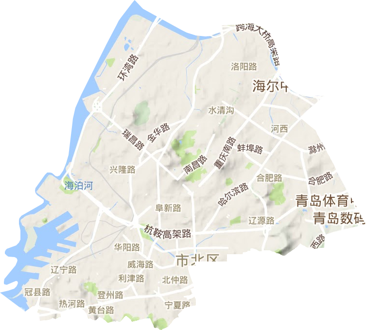 市北區地形圖