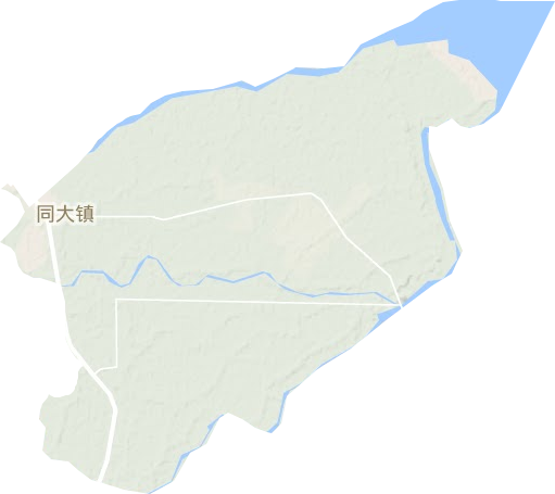 同大鎮地形圖
