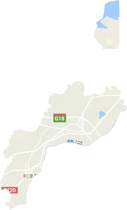 利津縣地形圖