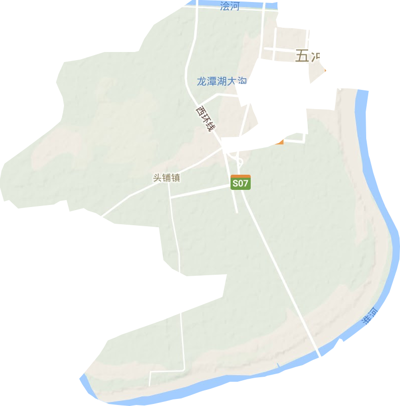 頭鋪鎮地形圖