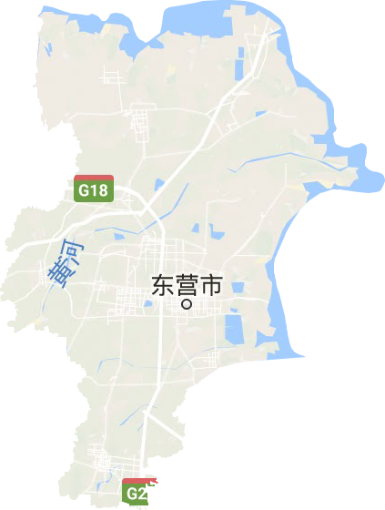 東營市地形圖