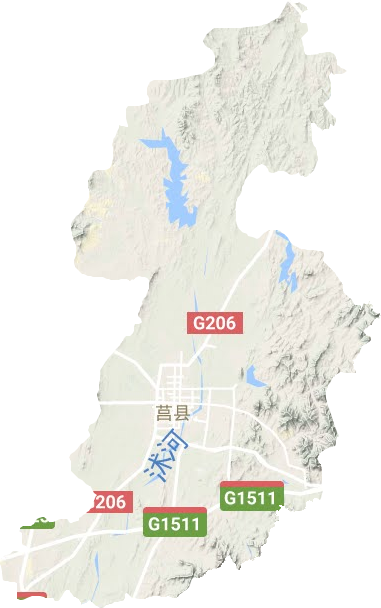 莒縣地形圖