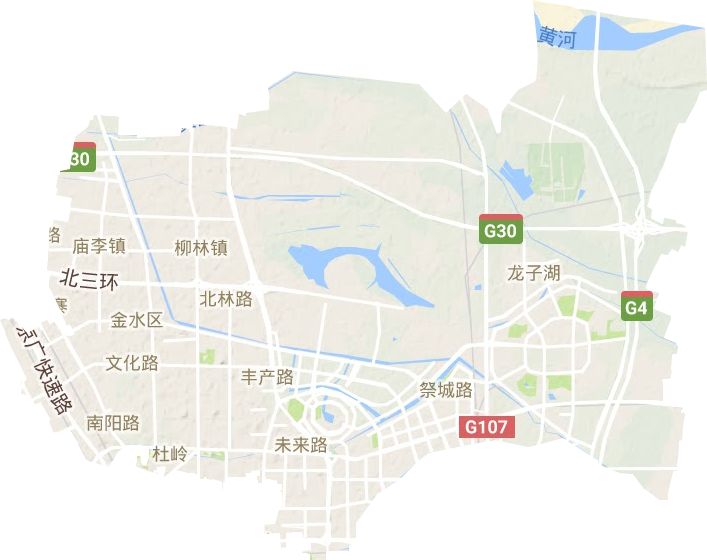 金水區地形圖