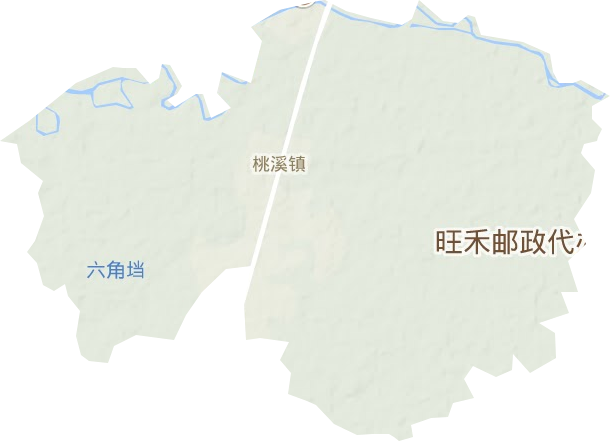 桃溪鎮地形圖