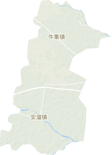 牛集鎮地形圖