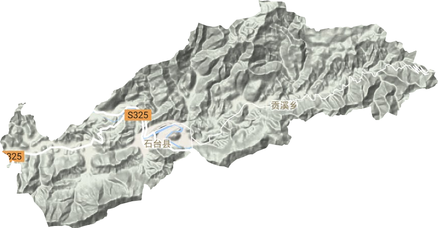 仁里鎮地形圖