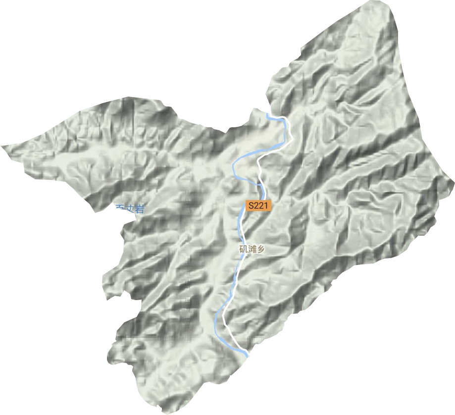 磯灘鄉(xiāng)地形圖