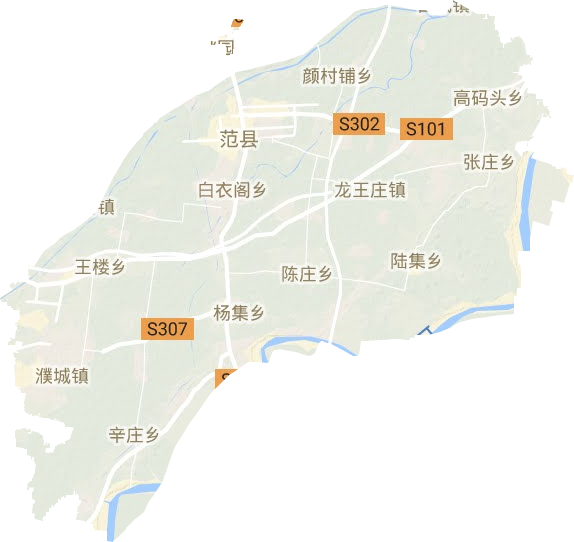 范縣地形圖