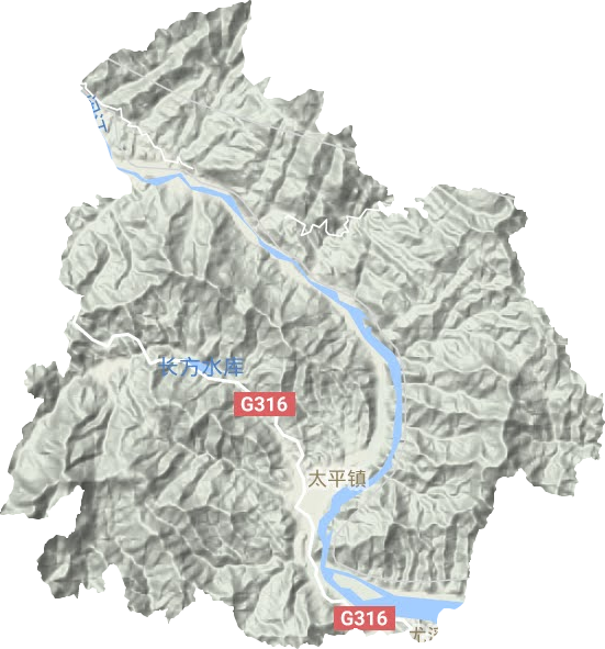 太平鎮地形圖