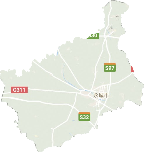 永城市地形圖