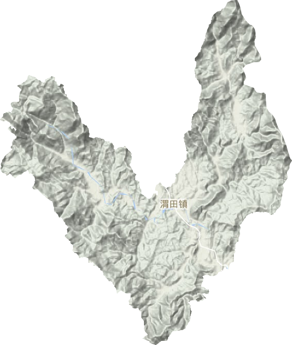 渭田鎮地形圖