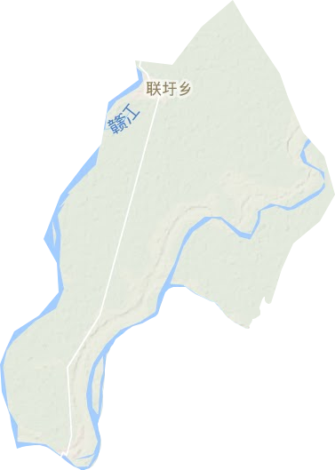 聯圩鎮地形圖