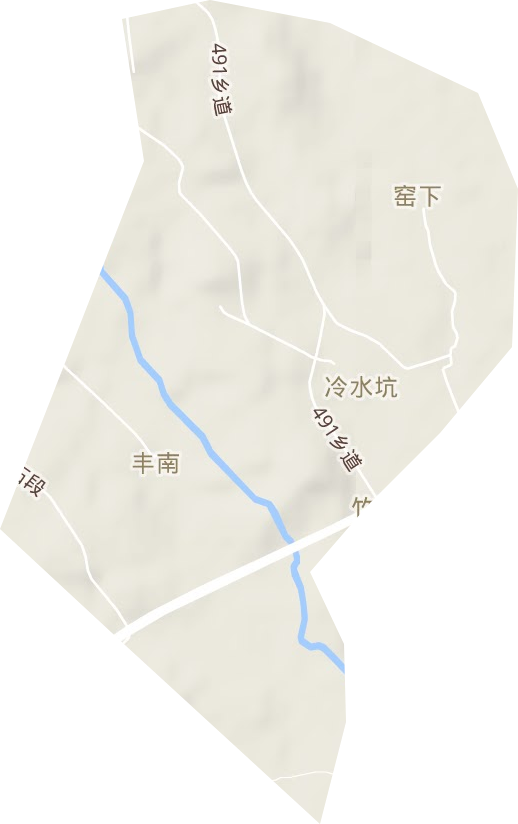 新豐墾殖場地形圖