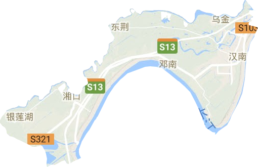 漢南區地形圖