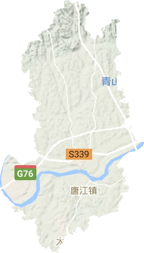 唐江鎮地形圖