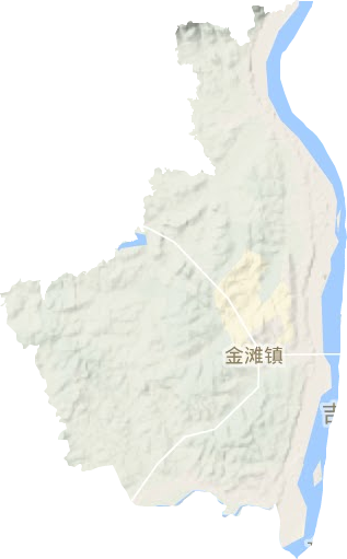 金灘鎮地形圖