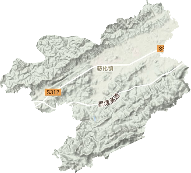慈化鎮地形圖