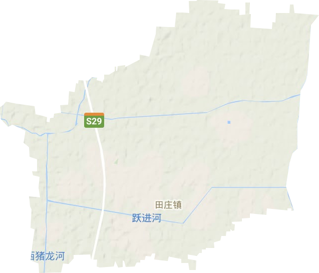 田莊鎮地形圖