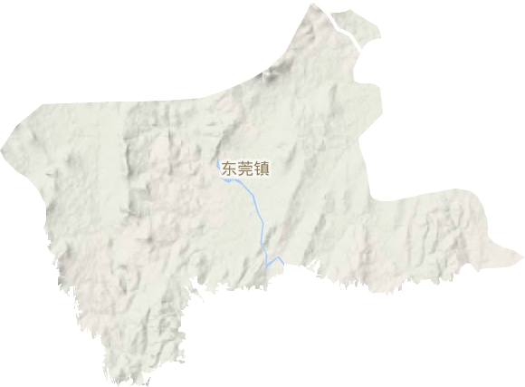 東莞鎮(zhèn)地形圖