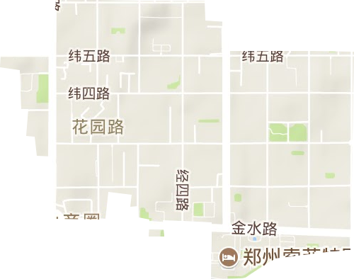 花園路街道地形圖