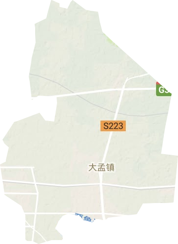 大孟鎮地形圖