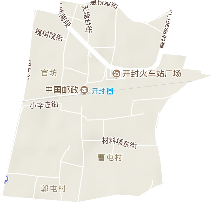 官坊街道地形圖