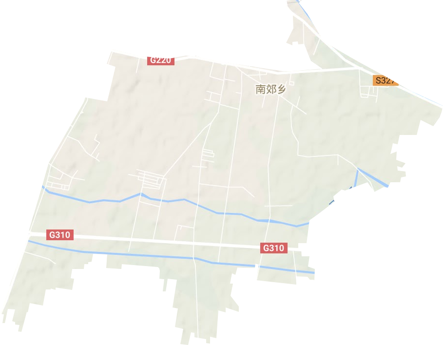 南郊鄉(xiāng)地形圖