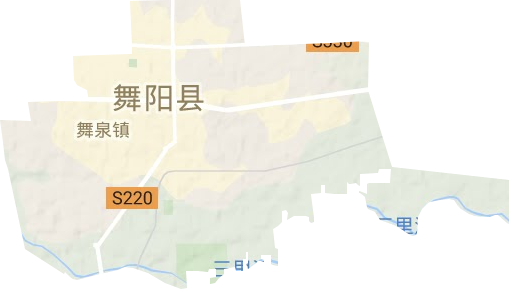 舞泉鎮地形圖