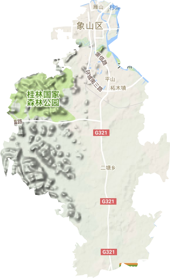 象山區地形圖