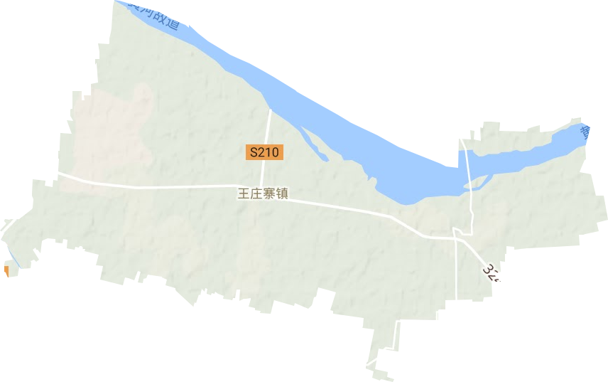 王莊寨鎮(zhèn)地形圖